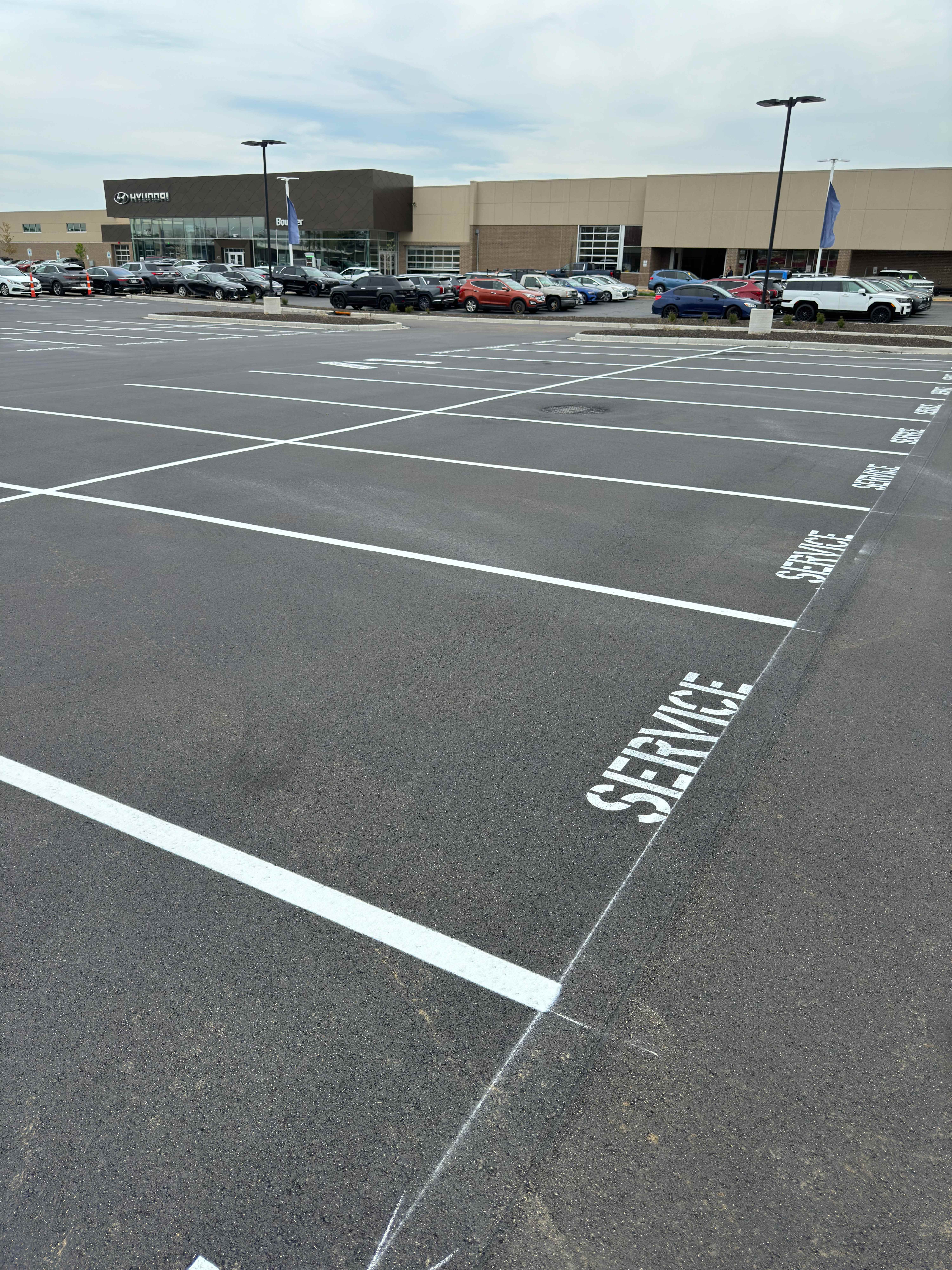 Car Dealership Service Parking